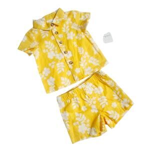 3M New Starting Out Linen Yellow Short Set